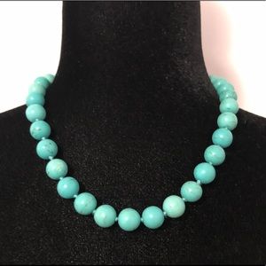 Turquoise Beaded Necklace NWOT